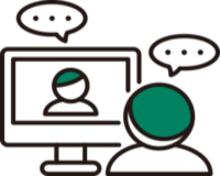 打合せのアイコン